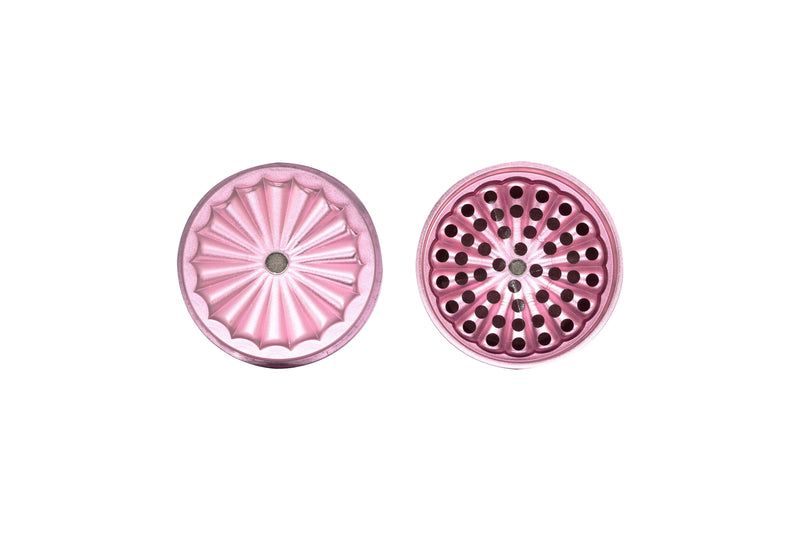 New Size! Mini 5 Piece, Flower Petal Toothless Grinder (55mm)