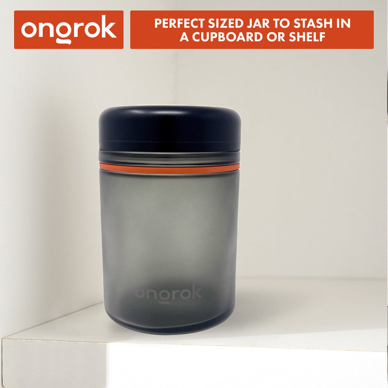 Child Resistant Smell Proof Storage Jar - 3 pack x 180 ml each