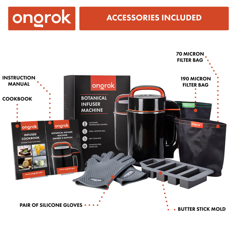 ONGROK Canada Botanical Infuser machine and kit  Accessories 