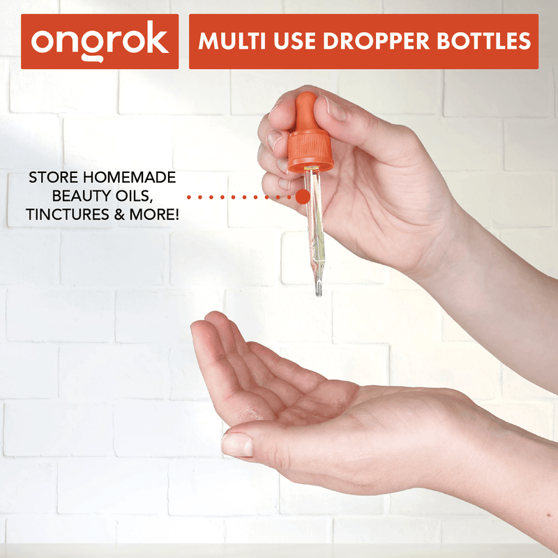 Glass Dropper Jar for skin care and beauty oils by ONGROK