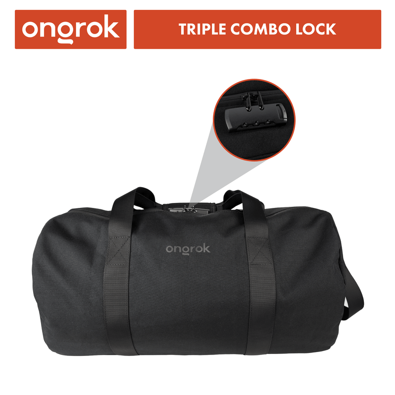 Smell Proof Duffle Bag + Combo Lock | ONGROK
