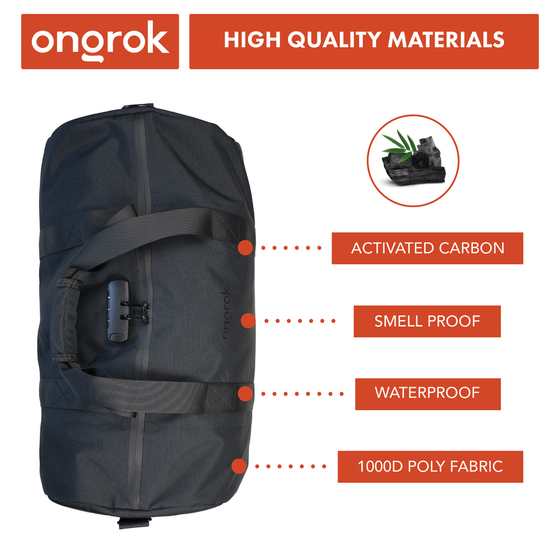 Carbon Lined Duffle Bag + Travel Pouch | ONGROK