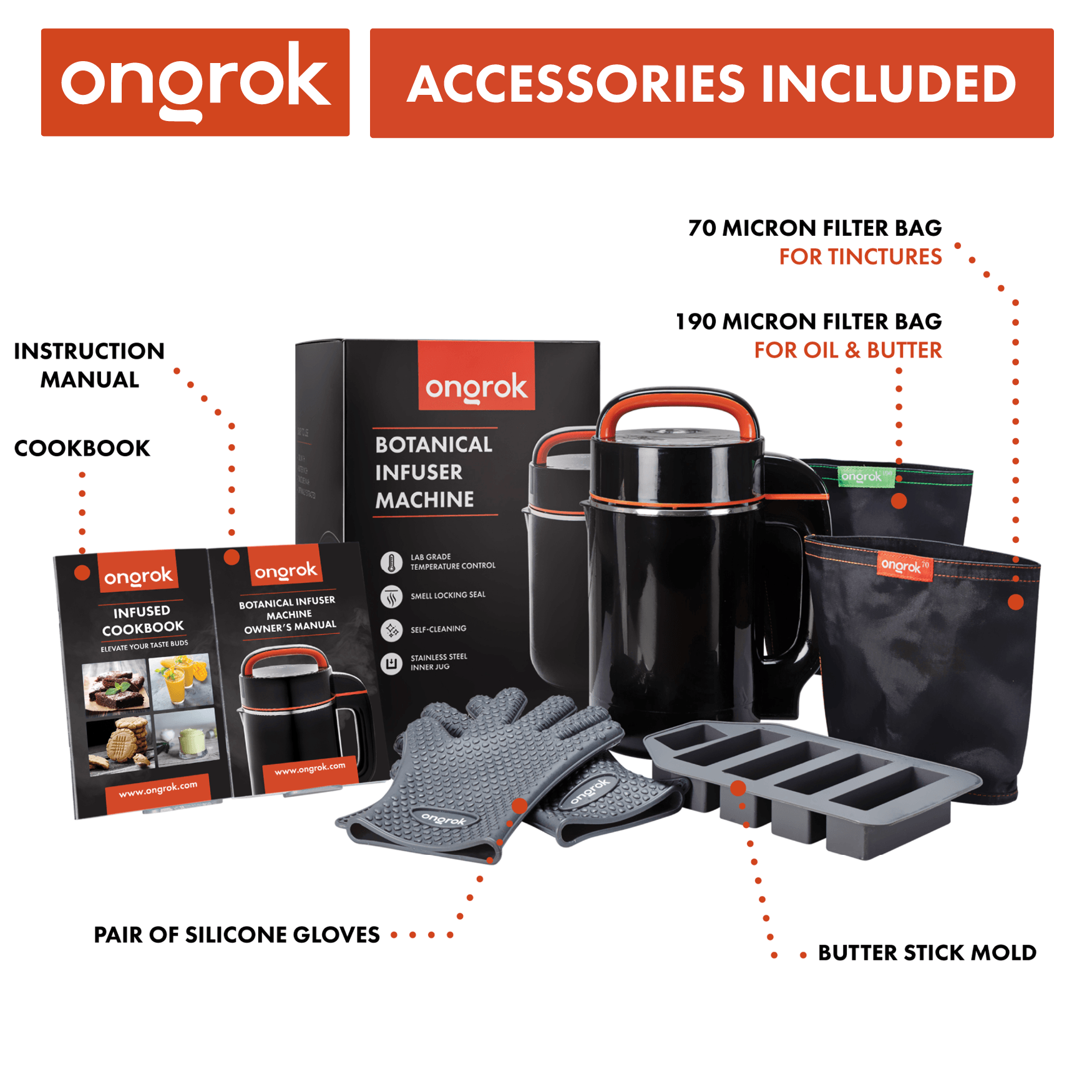 Ongrok Botanical Infuser machine & Butter Maker