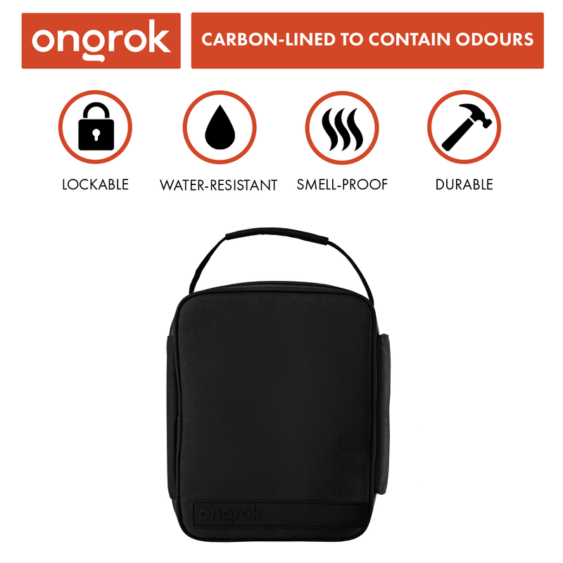 ONGROK Carbon lined Smell Proof Case with Combo Lock