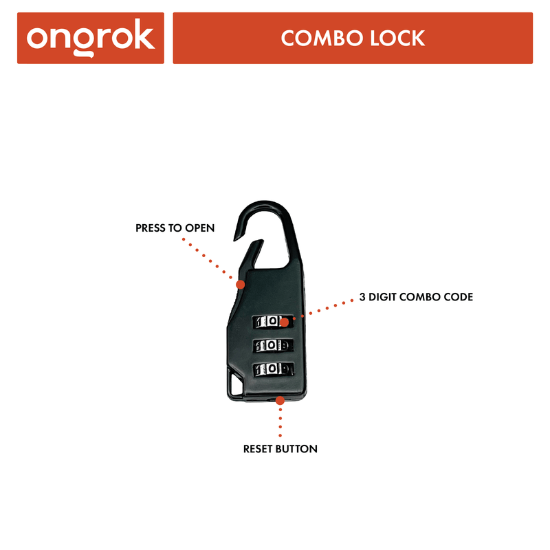 triple combo lock for wallets