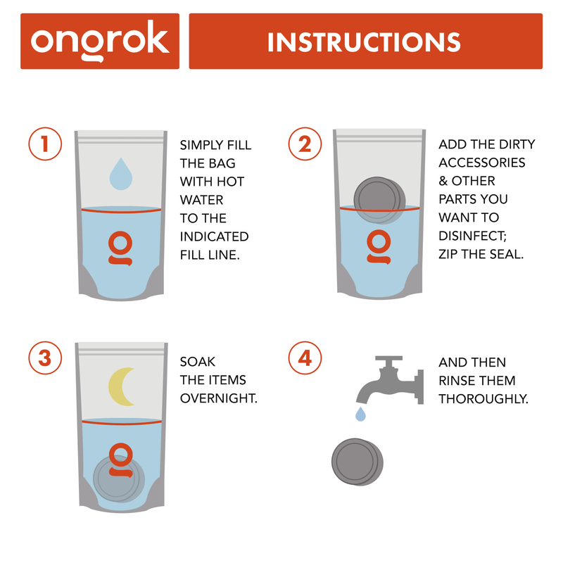 ONGROK All-in-One Plant-Based Accessory Cleaner