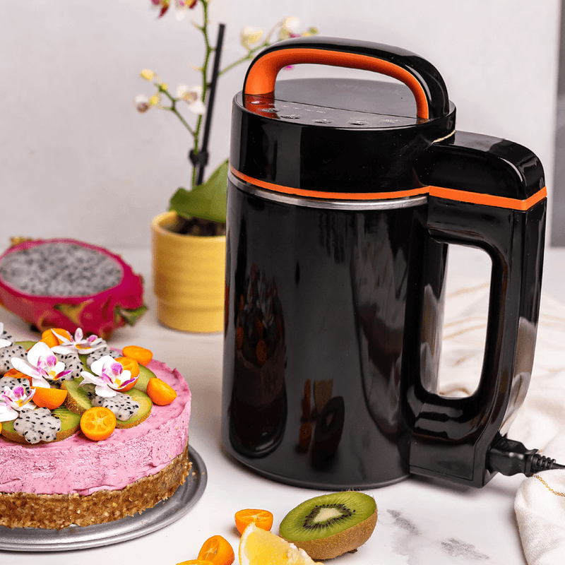 ONGROK Botanical Infuser and Hibiscus Infused Vegan Cheesecake