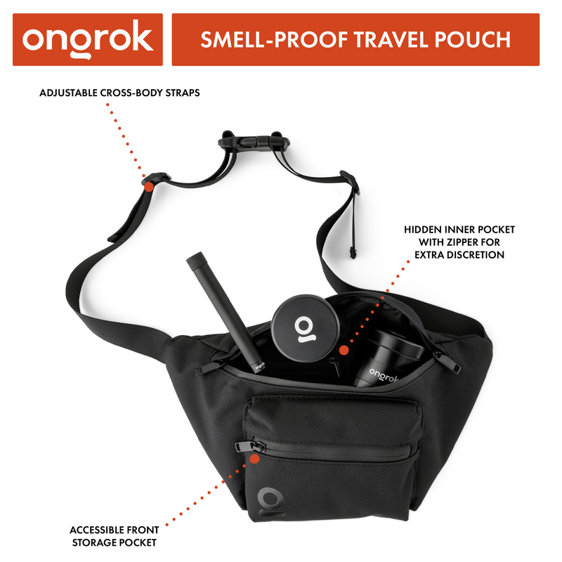 ONGROK Smell Proof Cross-body sling bag Travel Pouch